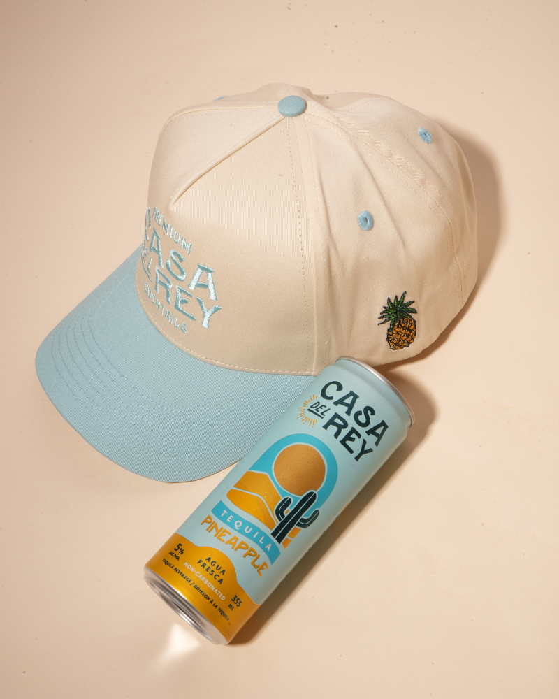 "Tequila Pineapple" Sky Blue