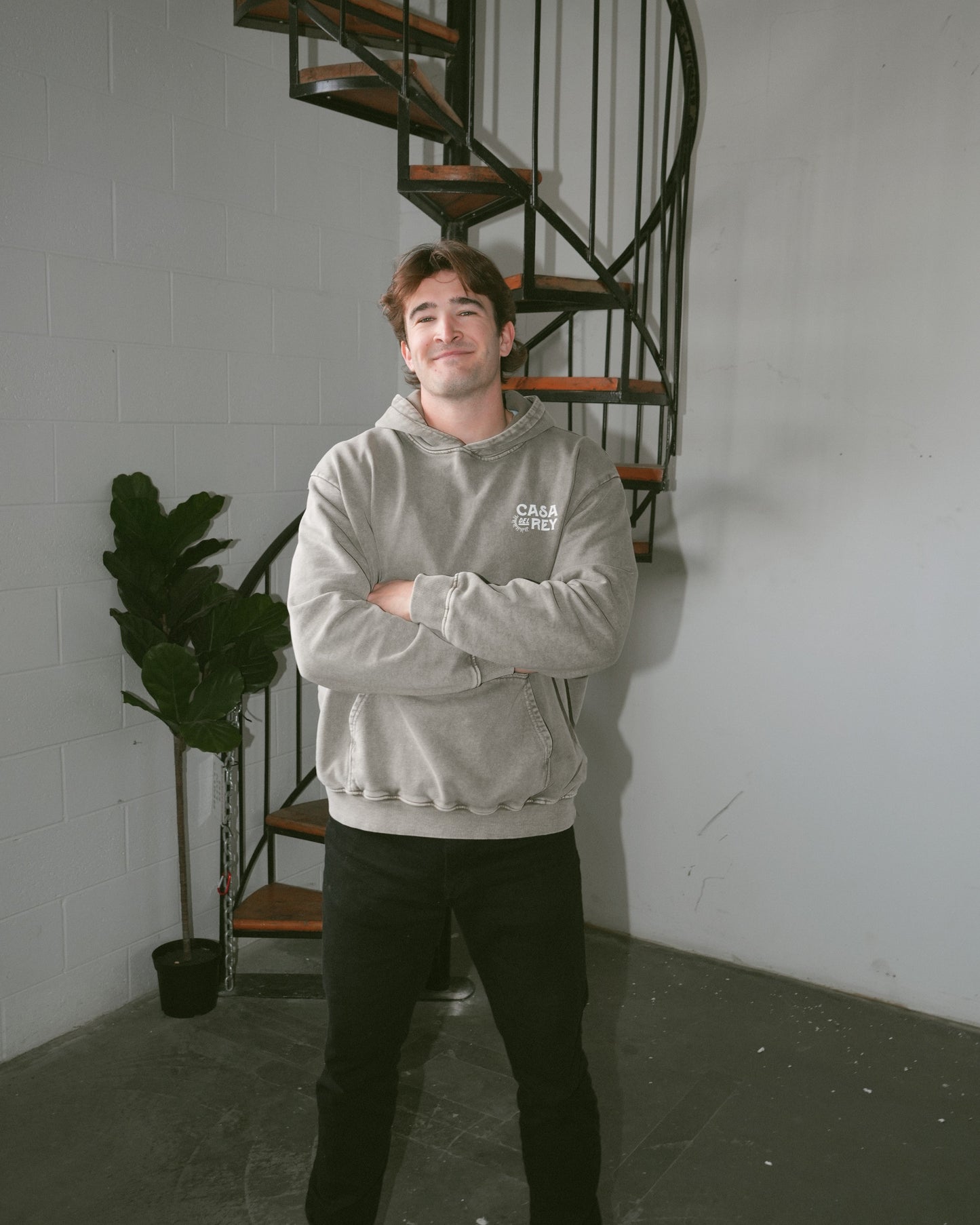 "I Hate Margaritas" Concrete Grey Hoodie